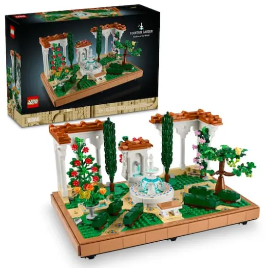 LEGO&reg; Icons Fountain Garden Home and Office Decor, Building Set for Adults 10359 {1}