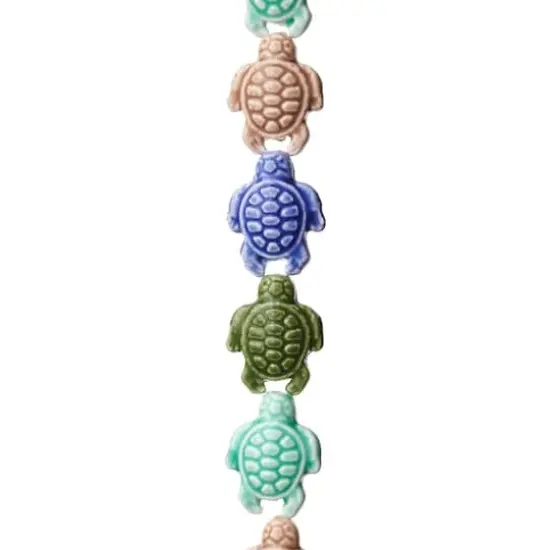 Ceramic Sea Turtle Beads, 19mm by Bead Landing&trade; {1}