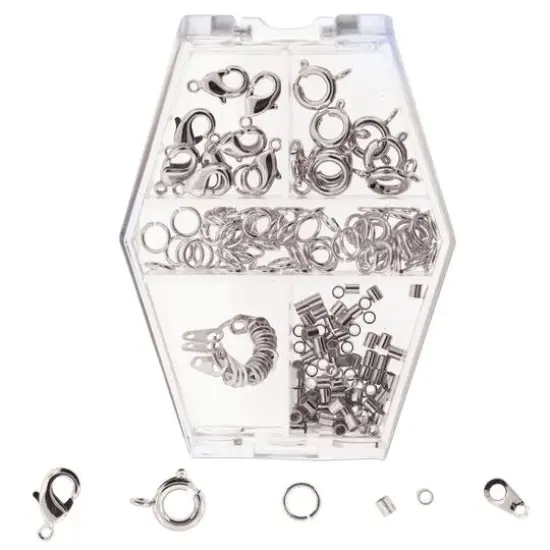 The Beadsmith® Basic Elements™ Silver-Plated Findings Assortment {3}