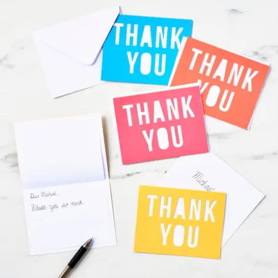 Thank You Cards & Envelopes by Recollections&trade;, 5.5" x 4.2" {5}