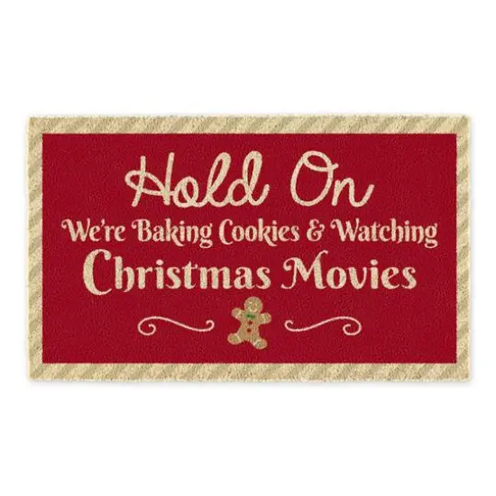 DII&reg; Cookies & Christmas Movies Doormat {1}