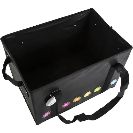 Doodlebug Daisies Canvas Foldable Tote {2}