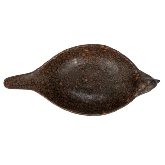 Hello Honey® 10" Brown Debossed Stoneware Bird Bowl with Reactive Glaze, 2ct. {9}