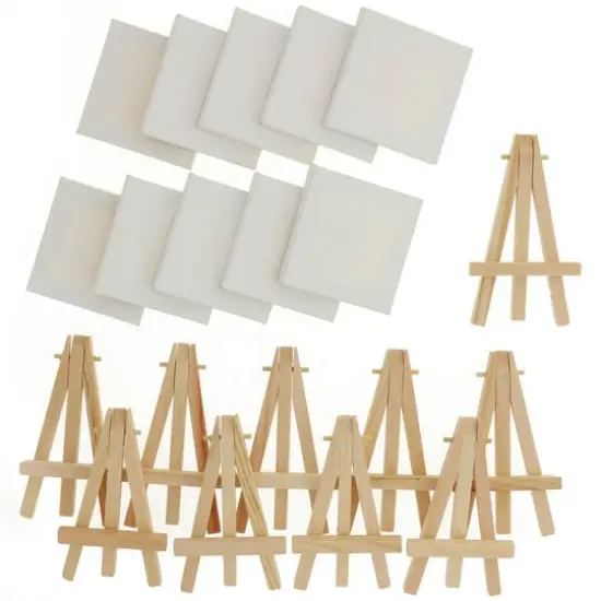 Hello Artist!&trade; Mini Canvas with Easel Party Pack {7}