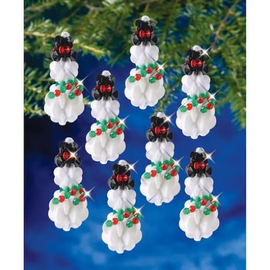 The Beadery&reg; Sunburst Snowman Holiday Beaded Ornament Kit {1}