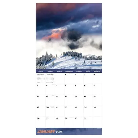 TF Publishing 2025 Weather Wall Calendar {4}