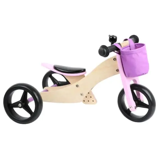 Small Foot Pink Training Balance Bike/Trike 2-in-1 {1}