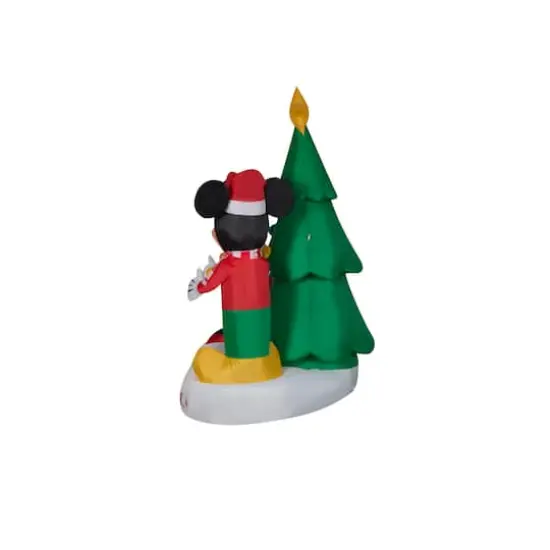 6ft. Airblown&reg; Inflatable LED Mickey & Minnie Christmas Scene {5}