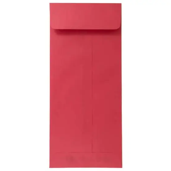 JAM Paper #12 Brite Hue Christmas Red Policy Business Colored Envelopes, 25ct. {1}