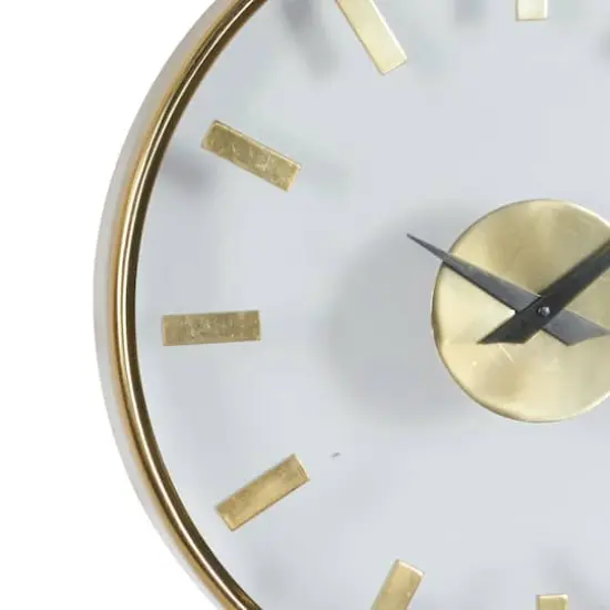 Gold Modern Aluminum Wall Clock {4}