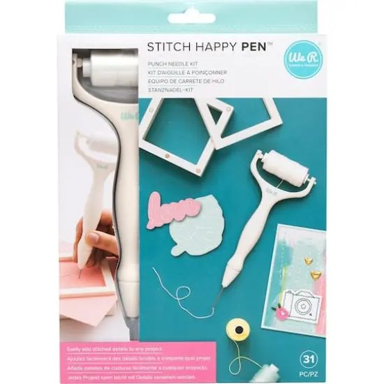 We R Memory Keepers&reg; Stitch Happy Pen&trade; Punch Needle Kit {1}