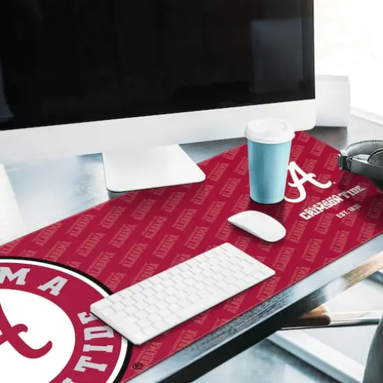 College Football Logo Series Desk Pad Alabama Crimson Tide {5}