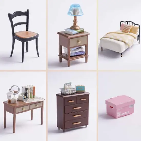 Rolife&reg; Super Creator Sweet Dream Bedroom DIY Miniature Kit {5}