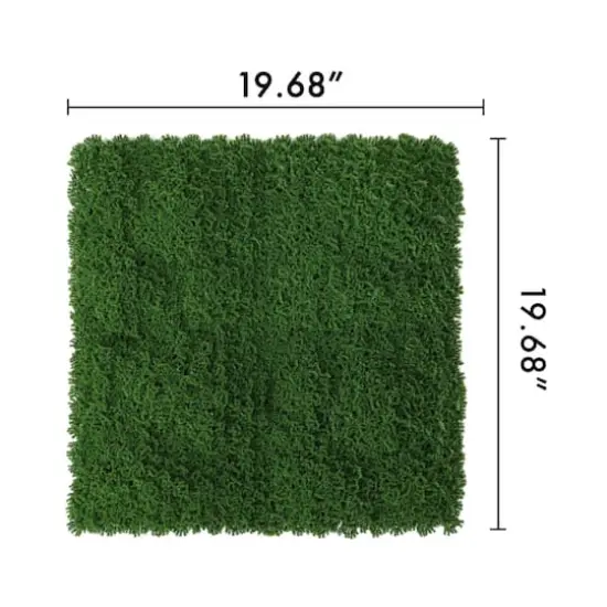 GreenSmart Dekor Green Velvet Faux Green Plant Wall, 4ct. {4}