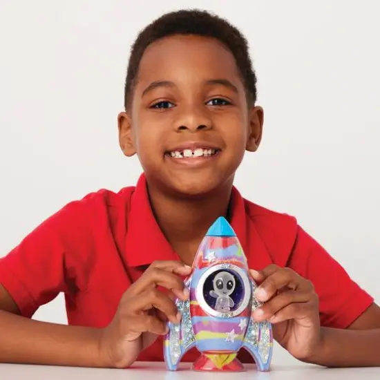 Creativity for Kids&reg; Rocket Glow in the Dark Sand Art {10}