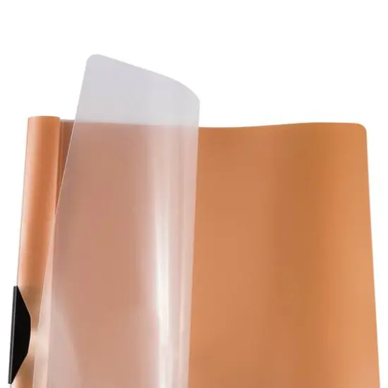 JAM Paper 9" x 12" Plastic Report Cover with Slide Lock Clip, 20ct. Gold {6}