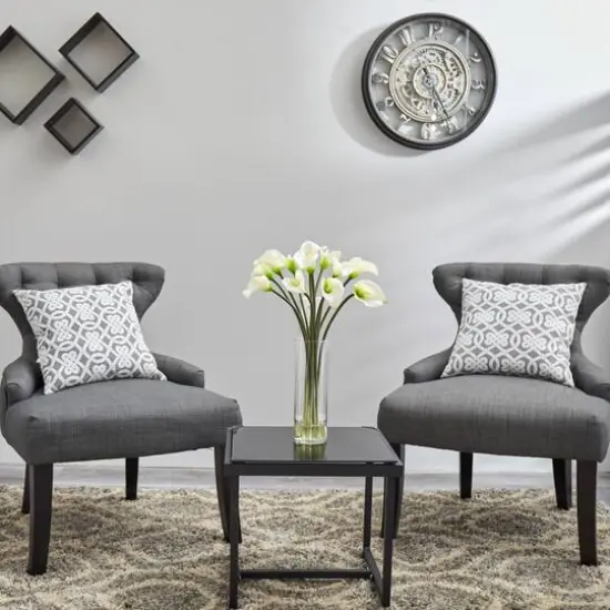 20" Mini Calla Lily Silk Flower Arrangement in Vase {7}