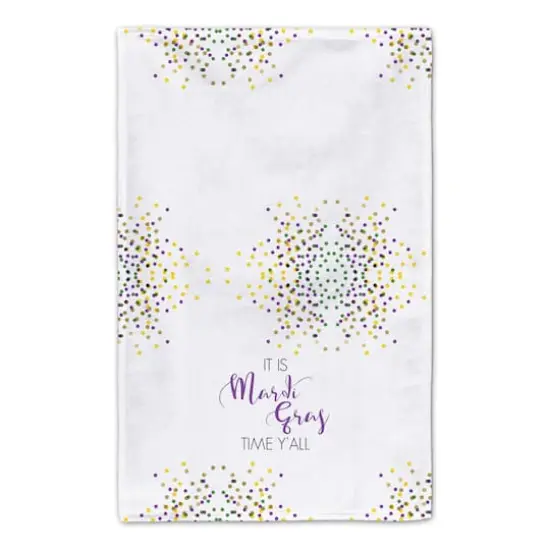 Mardi Gras Time Tea Towel Set {5}