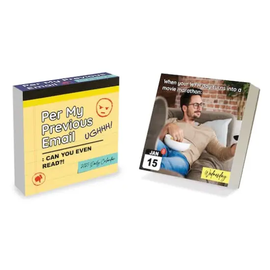 TF Publishing 2025 Per My Previous Email Daily Desktop Calendar {7}