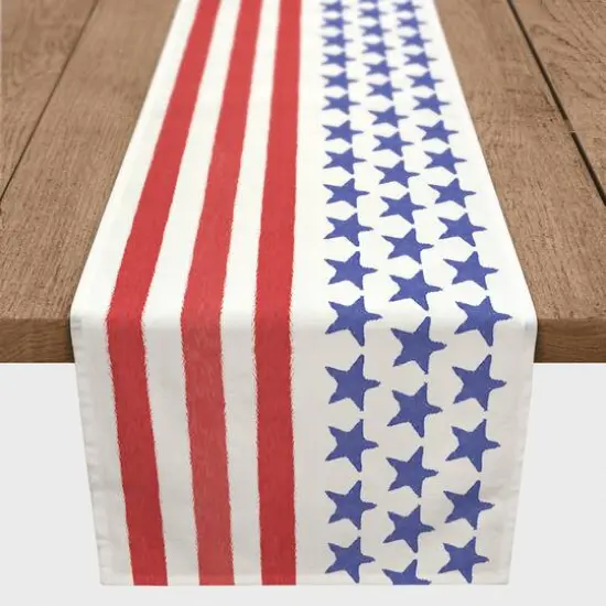 Stars & Stripes Outdoor Table Runner {4}