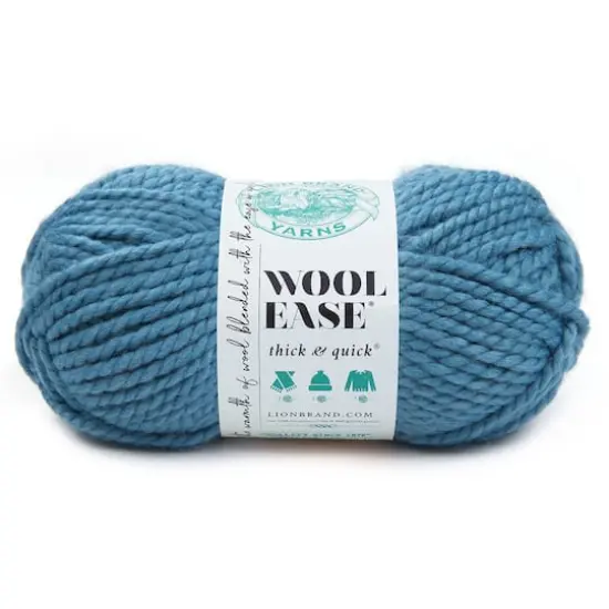 Lion Brand&reg; Wool-Ease&reg; Thick & Quick&reg; Solid Yarn Air Force {1}
