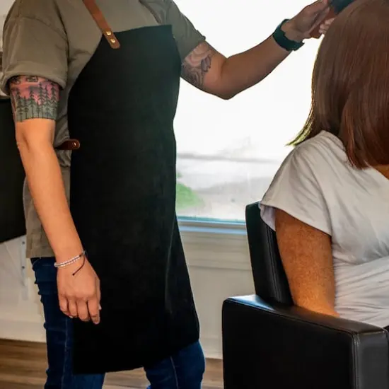 Brown Suede Split Leather by ArtMinds&trade; {7}