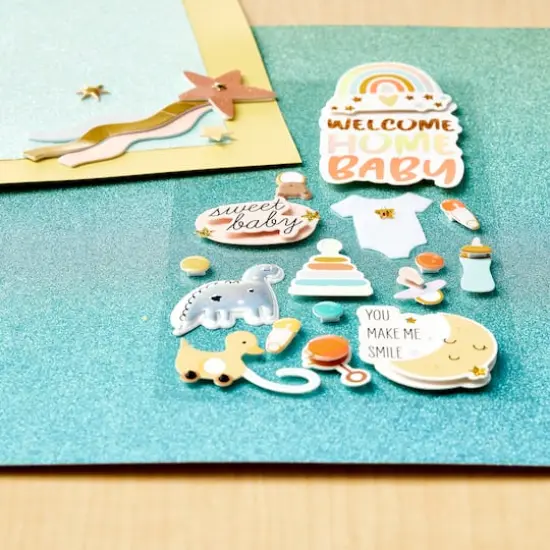 Welcome Baby Dimensional Stickers by Recollections&trade; {3}