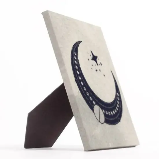 Half Moon Pattern 5 8" x 10" Tabletop Canvas {3}