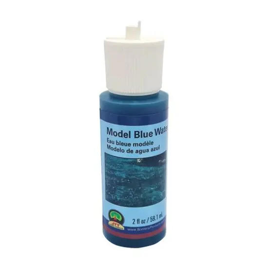 JTT Scenery Products Model Blue Water Paint, 2oz. {1}