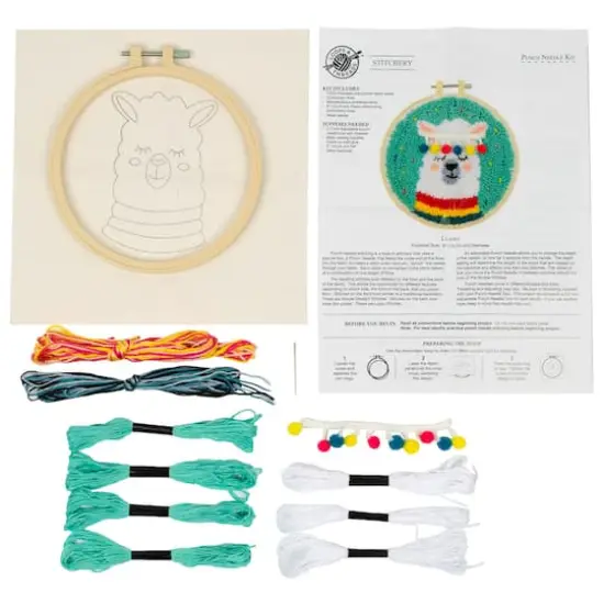 Llama Punch Needle Kit by Loops & Threads&reg; {5}