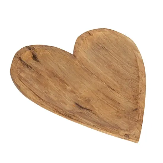 Hello Honey&reg; 13.5" Natural Heartfelt Harvest Mango Wood Bowl {1}