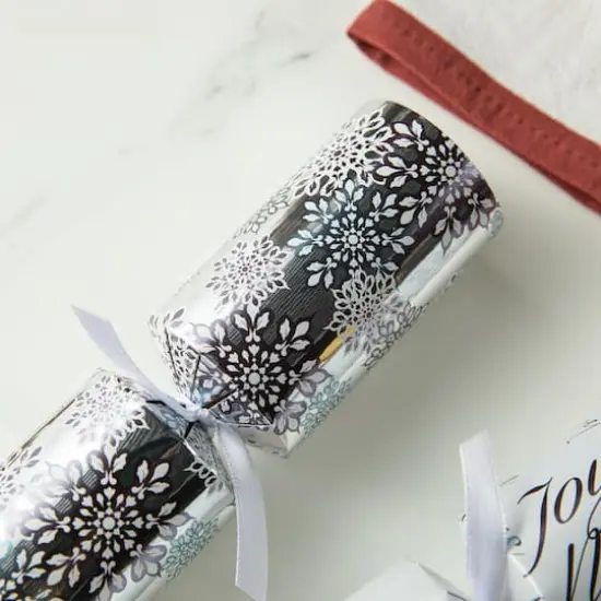 Glitzhome&reg; 12" Christmas Snowflake Party Cracker with Gift Contents, 6ct. {5}