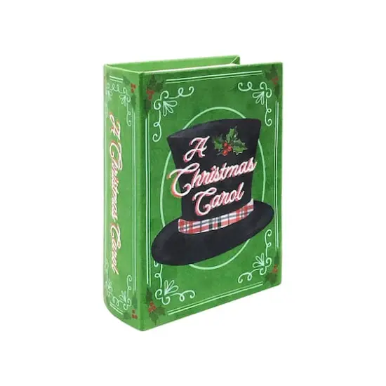 8" Green Christmas Carol Book Tabletop D&eacute;cor by Ashland&reg; {1}