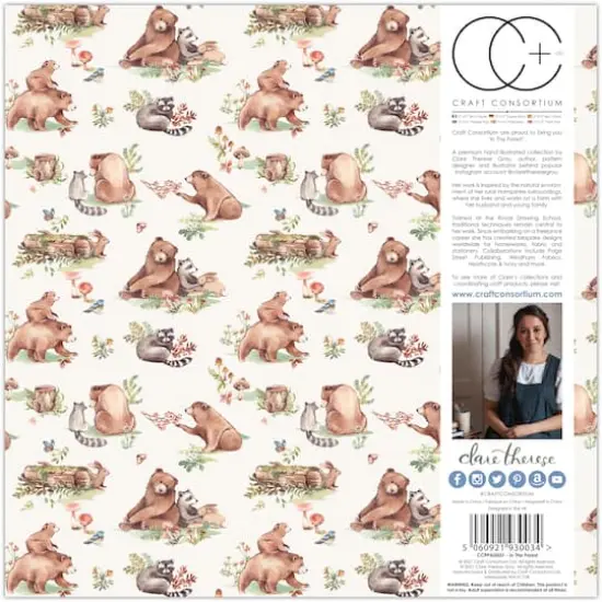 Craft Consortium In The Forest Double-Sided Paper Pad, 12" x 12" {5}
