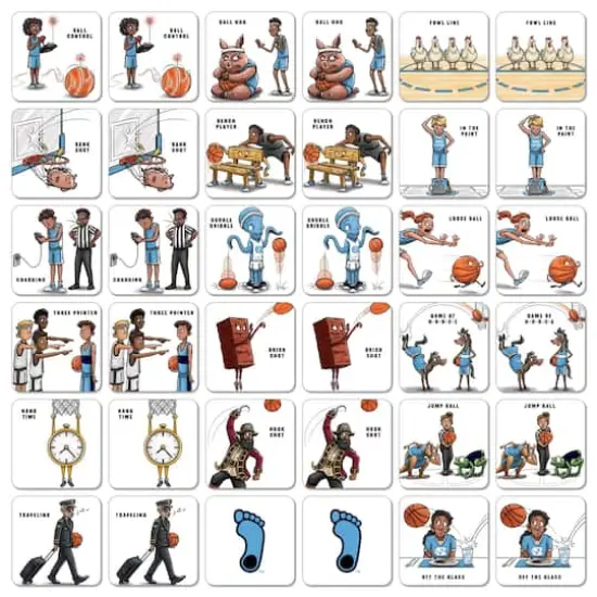 College Team Licensed Memory Match Game North Carolina Tar Heels {4}