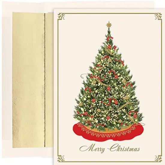 JAM Paper 5" x 7" Elegant Tree Cards & Matching Envelopes Set, 18ct. {1}