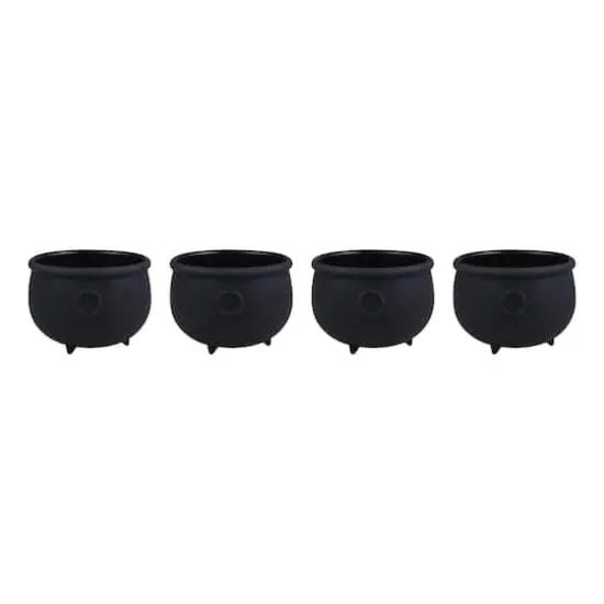 3.75" Black Cauldron Silicone Baking Cups, 4ct. by Makery&trade; {1}