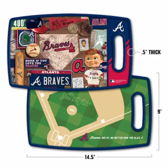 MLB Retro Series Cutting Board Atlanta Braves {4}