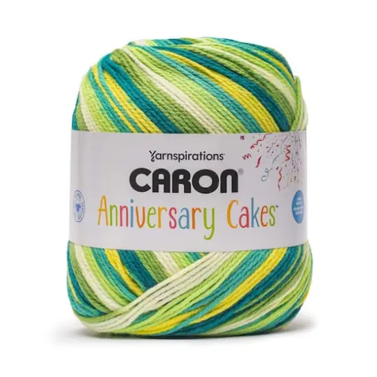 Caron&reg; Anniversary Cakes&trade; Yarn Green Flash {1}