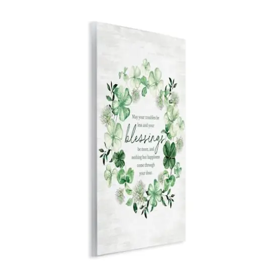 Stupell Industries Irish Proverb Wreath Wall Plaque Art {4}