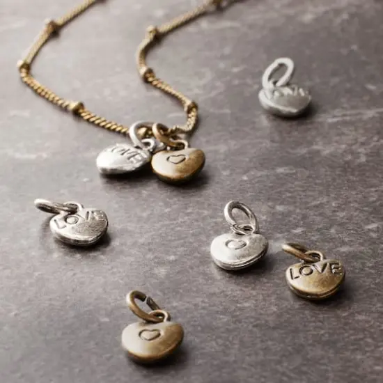 Metal Heart-Shaped Charm Set by Bead Landing&trade; {3}