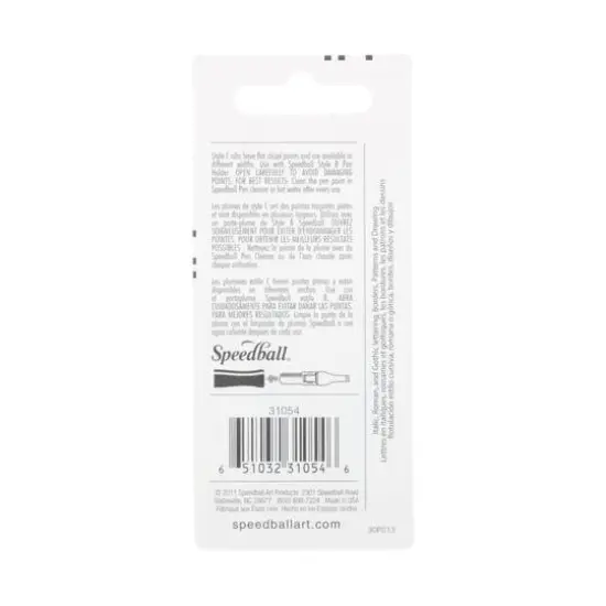 Speedball&reg; Left-Handed Lettering Nibs, LC3/LC4 {3}