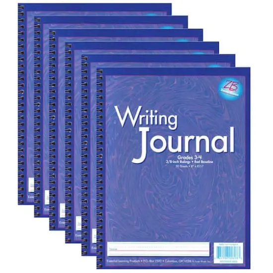 Zaner-Bloser&reg; Purple Grade 3-4 My Writing Journal, 6ct. {1}