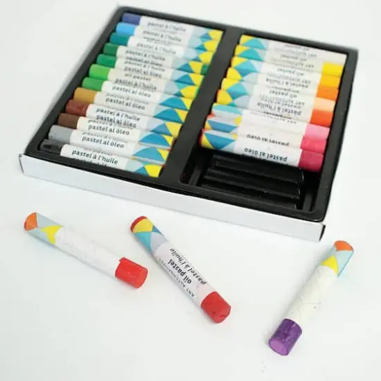 Art Alternatives 24 Color Oil Pastel Set {3}