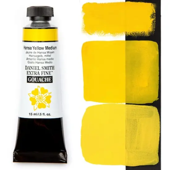 Daniel Smith Extra Fine&trade; Gouache Paint Hansa Yellow Medium {3}