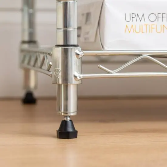 Iris&reg; 30" Silver 3-Tier Wire Rack Shelf {6}