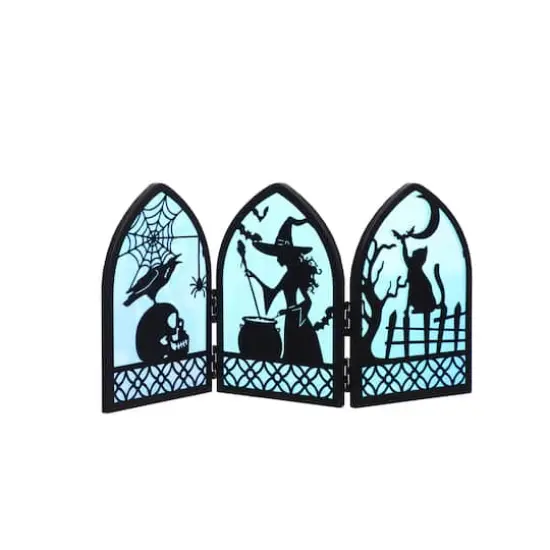 12.25" Skull, Witch & Cat Tabletop D&eacute;cor by Ashland&reg; {1}