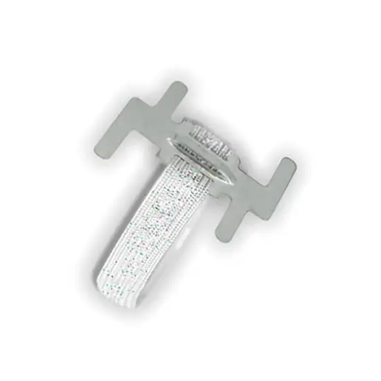 JAM Paper Lady Fitz Elastic Bracelet with Clip, 12ct. White {1}