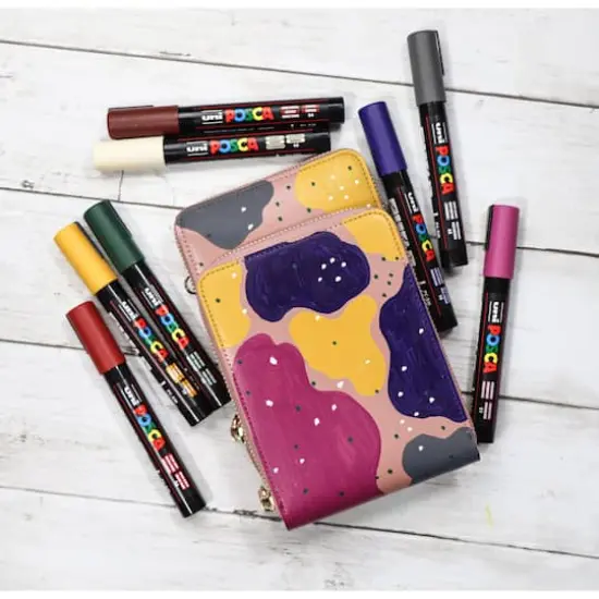 POSCA PC-5M Medium Tip Dark Color Paint Marker Set {3}