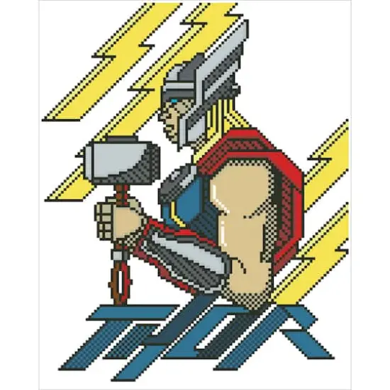 Camelot&reg; Dots Thor Bring On The Thunder Diamond Painting Kit {3}